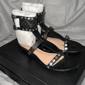 VC by Vince Camuto Fallon Leather Flat Sandals